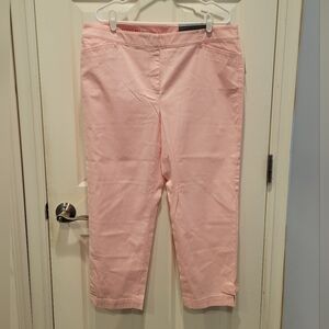 Talbots Perfect Crop Pink Crop-Length Pant
